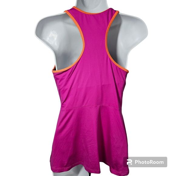 Spanx Pink Pow Peplum Racerback Tank Women's M - Picture 9 of 15